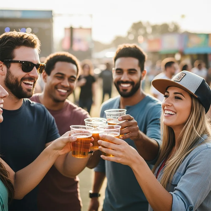 Friends Enjoying Craft Beer