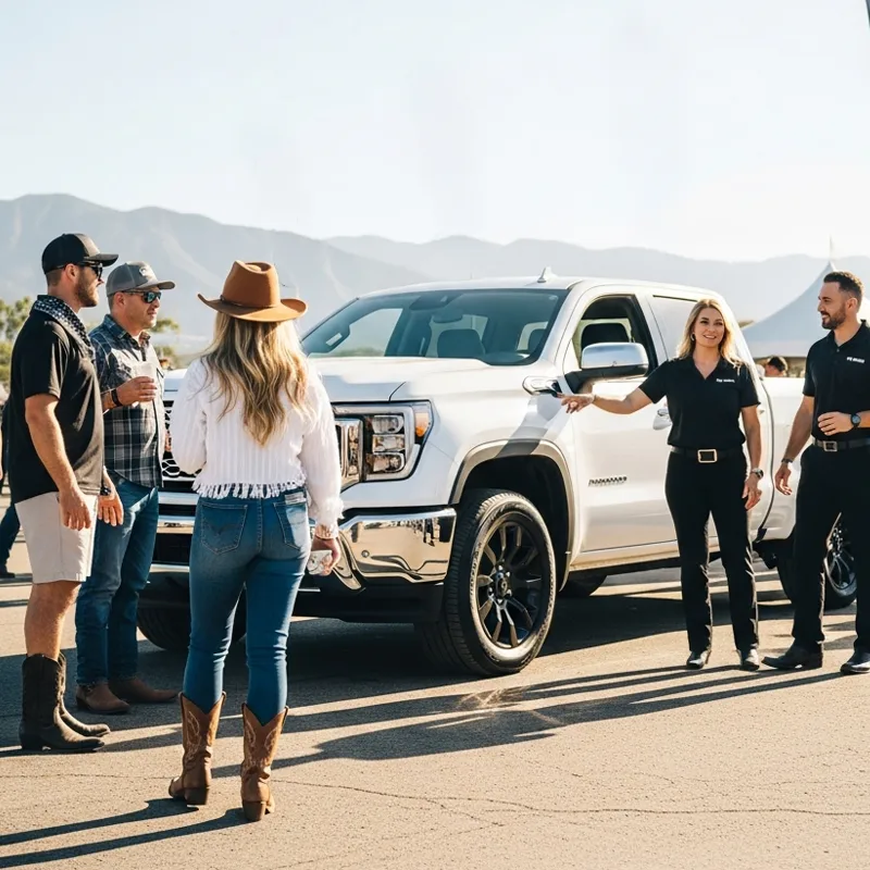 Auto Partner Showing Vehicle at the Festival